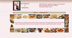Desktop Screenshot of pops-pizzeria.com